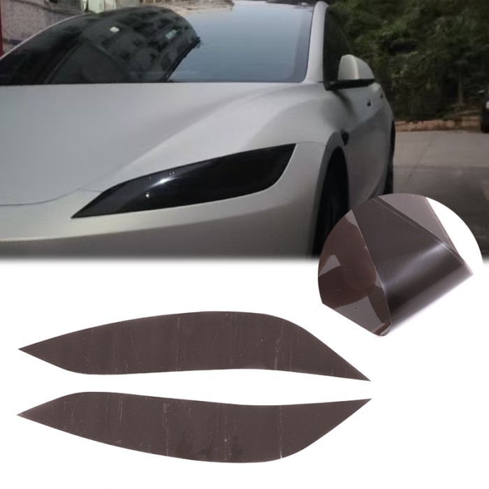 For 2023+ Tesla Model 3 Front Headlight Film, Headlight Color Change Film, External Accessories, Au