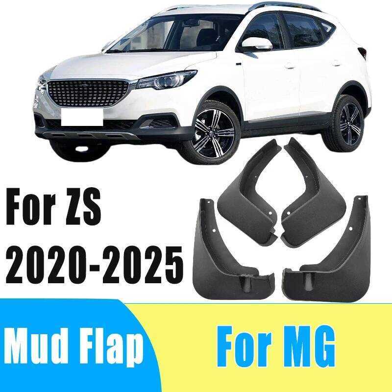 4pcs ยานยนต์ยาง Mudgrd กันน้ําป้องกัน Splashing รถ Mud Flap Fender Trim อุปกรณ์เสริมสําหรับ MG ZS 20