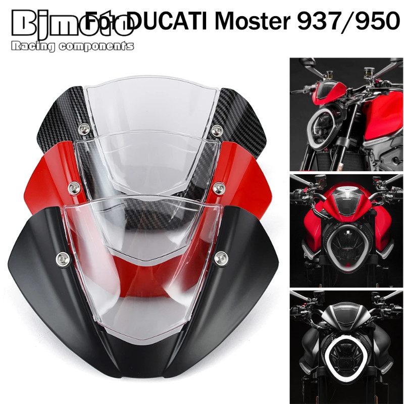 Monster950/937  Windshield Windscreen For Ducati Monster 950 937 2021 2022 Motorcycle Wind Deflecto