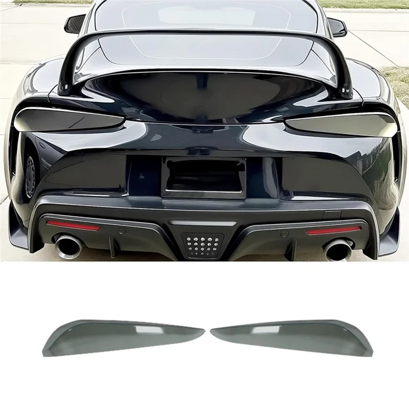 Car Taillight Cover For Toyota Supra GR A90 A91 MK5 2019-2024 Smoked Taillight Shell Cover Trim Pro