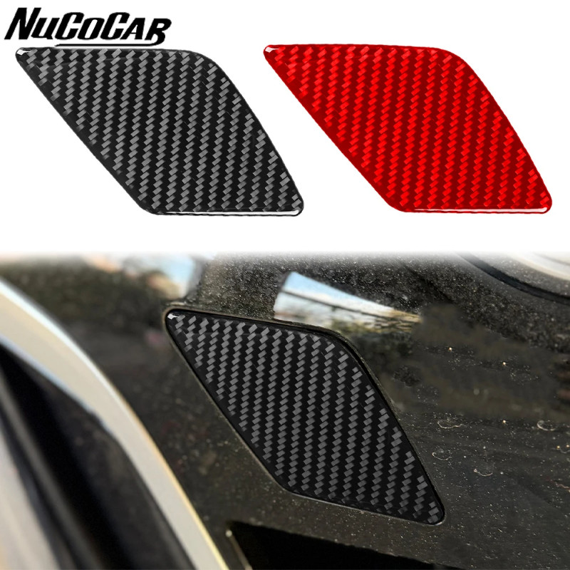For BMW 5 Series i5 G60 G68 2024 2025 Carbon Fiber Front Trailer Hitch Panel Cover Car Accessories