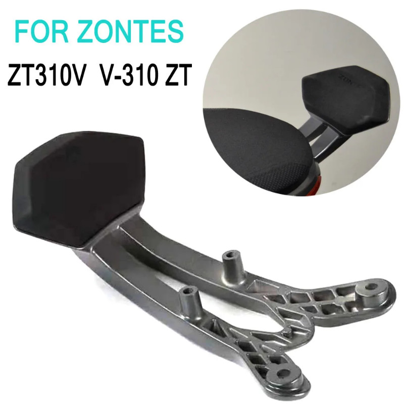 Zontes ZT 310V  V-310 ZT Gloss Black Fixed Mount&Driver Passenger Backrest For Zontes ZT310V  V-310