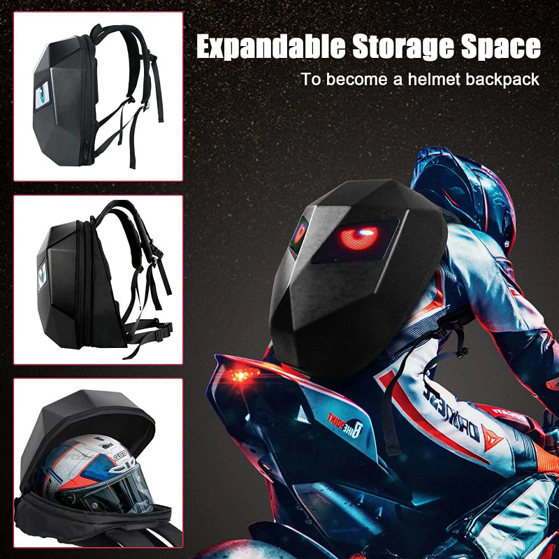 LED locomotive backpack Display scree backpack Business travel Laptop Backpack Men outdoor backpack