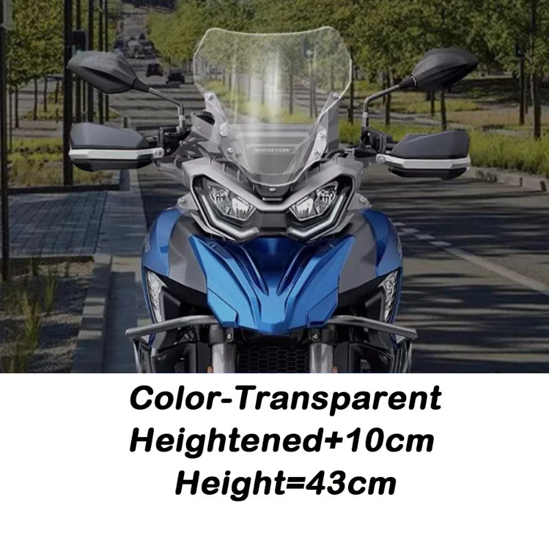 SRT800X Accessories Motorcycle Heightened Windshield For QJMOTOR QJ SRT800 SRT750 QJ750-7A 750X 800