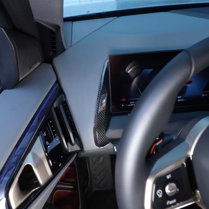 For BMW X3 G45 2025+ model, real carbon fiber, car center console decorative strip, interior modifi