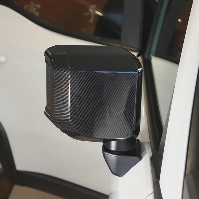 For Lexus GX550 2024 ABS Carbon Fiber Car Rearview Cover Trim Sticker Car Accessories