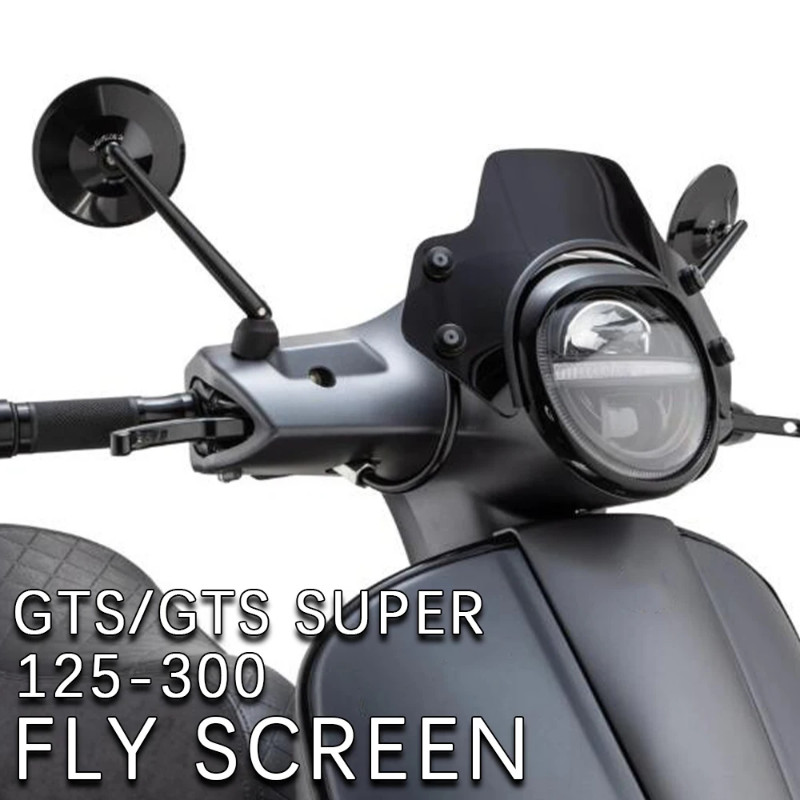 Motorcycle Windshield For Vespa GTS 125 GTS 250 GTS 300 GTS Super 125-300 Fly screen GTS300 GTS250