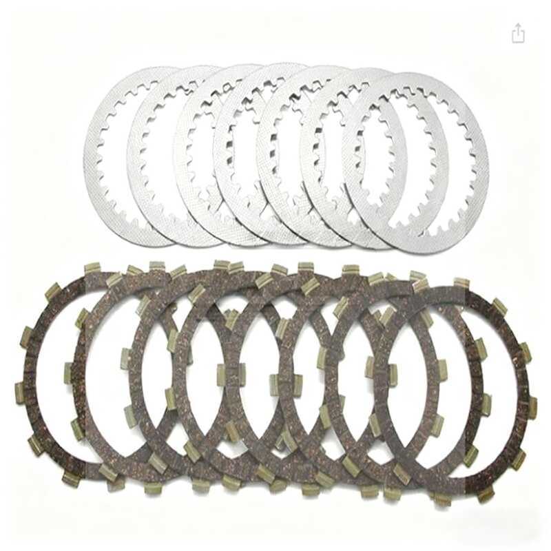 เหมาะสําหรับ Yamaha XJR400 4HM XJ400S XJ600S แผ่นดิสก์คลัทช์เปลือย + แผ่นเหล็ก