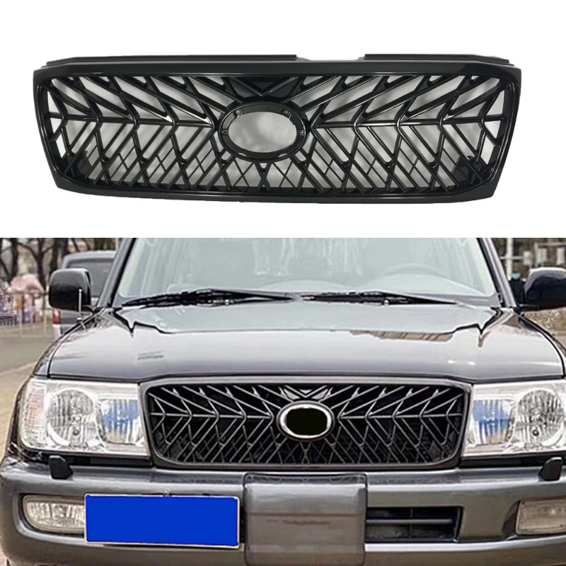 Modified For Land Cruiser Grill Mesh For Land Cruiser TRD 100 LC100 4500 4700 2003 2004 2005 Racing