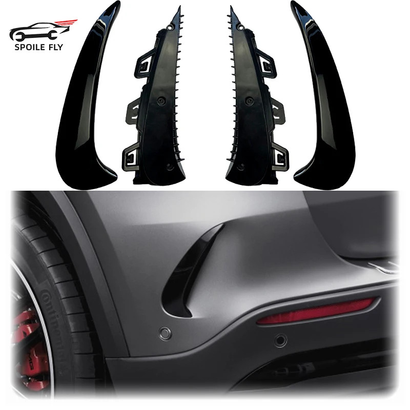 2020 To Up For Mercedes Benz H247 GLA200 GLA220 GLA260 GLA35 GLA45 AMG Line Rear Lip Bumper Spoiler