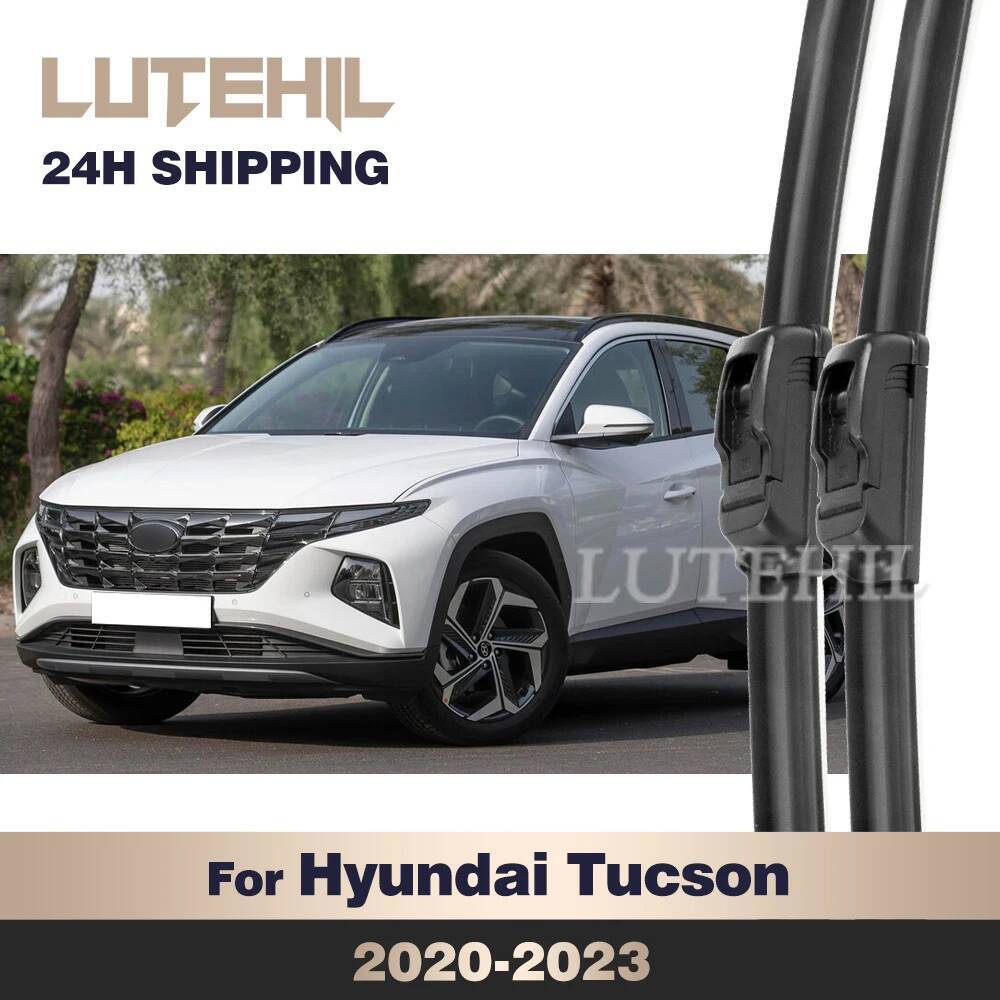 LUTEHIL Wiper สําหรับ Hyundai Tucson NX4 NX4E NX4A 2020-2023 2021 2022 ใบปัดน้ําฝนด้านหน้ากระจกกระจก