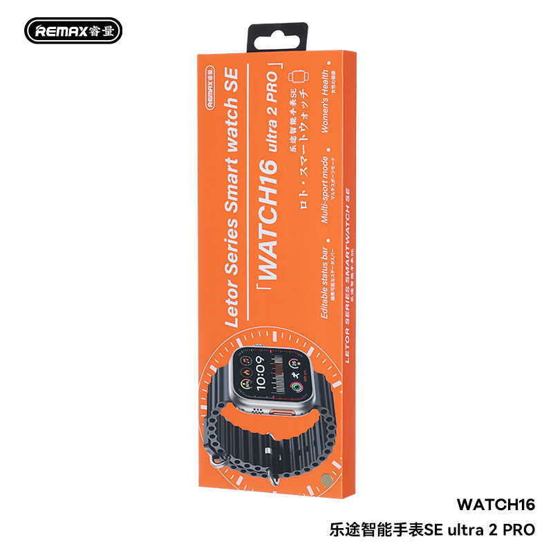 R REMAX REMAX Lotto Smart Watch SE ultra 2 PRO หลายภาษาสามารถโทร WATCH16