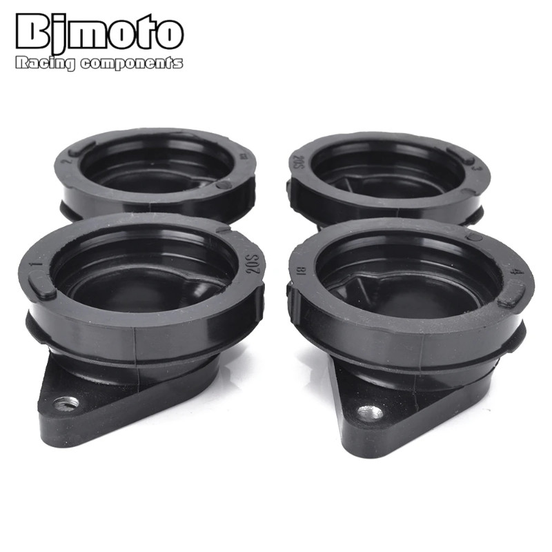 BJMOTO Moto Interface Carburetor Intake outlet Manifold Adapter Insulator For Yamaha FZ6 FZ6R 09-17