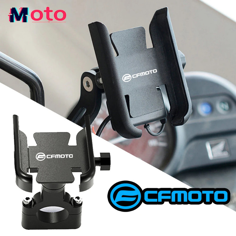 For Cfmoto 300sr 400nk 650nk 150nk 250nk 400gt 800mt 650gt Cf500 Motorcycle CNC Handlebar Mobile Ph