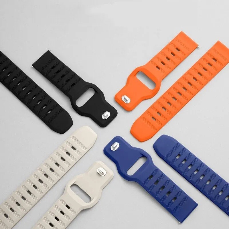 สายซิลิโคนสําหรับ Mibro Watch A3 สายซิลิโคนสําหรับ mibro watch a3 Sport Band สายรัดทดแทน - รูปที่ 3