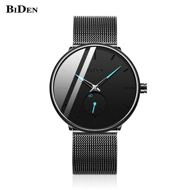 Biden biden นาฬิกาผู้ชาย High-End นาฬิกาควอทซ์กันน้ําผู้ชายธุรกิจ Casual นาฬิกาผู้ชายผู้ผลิต
