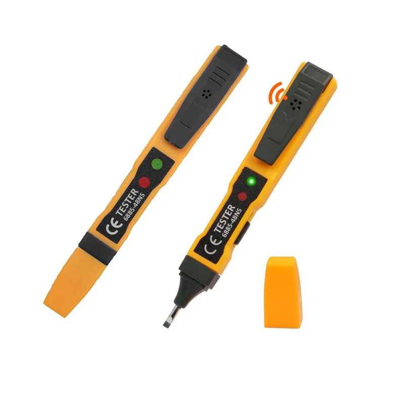 Voltage Tester Tools, AC Voltage Detector Pen Voltage Tester Non-Contact Inductive AC/DC Audible, P