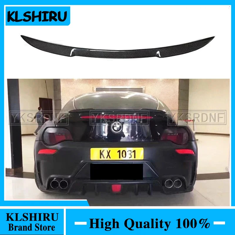 2005 2006 2007 2008 E86 Carbon Fiber Rear Wing Lip Spoiler for BMW Z4 E86