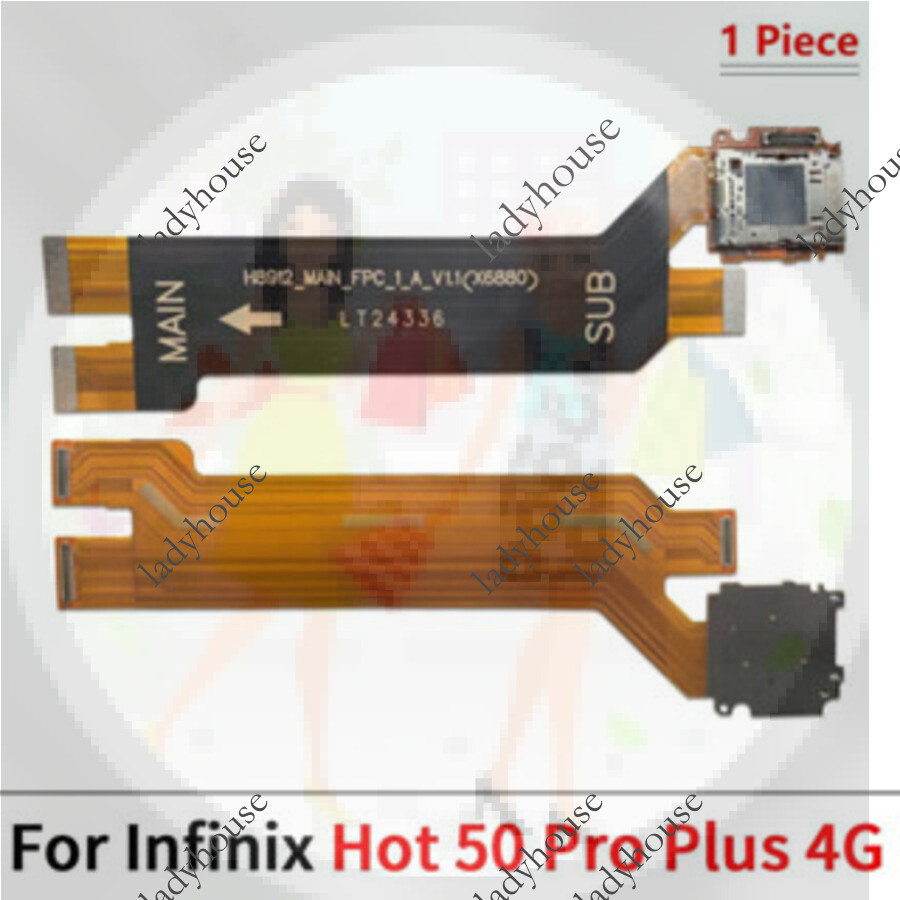 1-5ชิ้นซิมการ์ดผู้ถือถาดซ็อกเก็ตสําหรับInfinix Hot 50 Pro Plus 4G Sim Reader Flex Cableอะไหล่ซ่อม