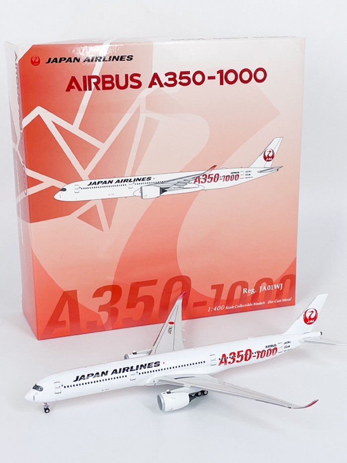 1: 400 Japan Airlines Airbus A350-1000 Airbus JA01WJ เครื่องบินรุ่นโลหะผสมคอลเลกชัน NG
