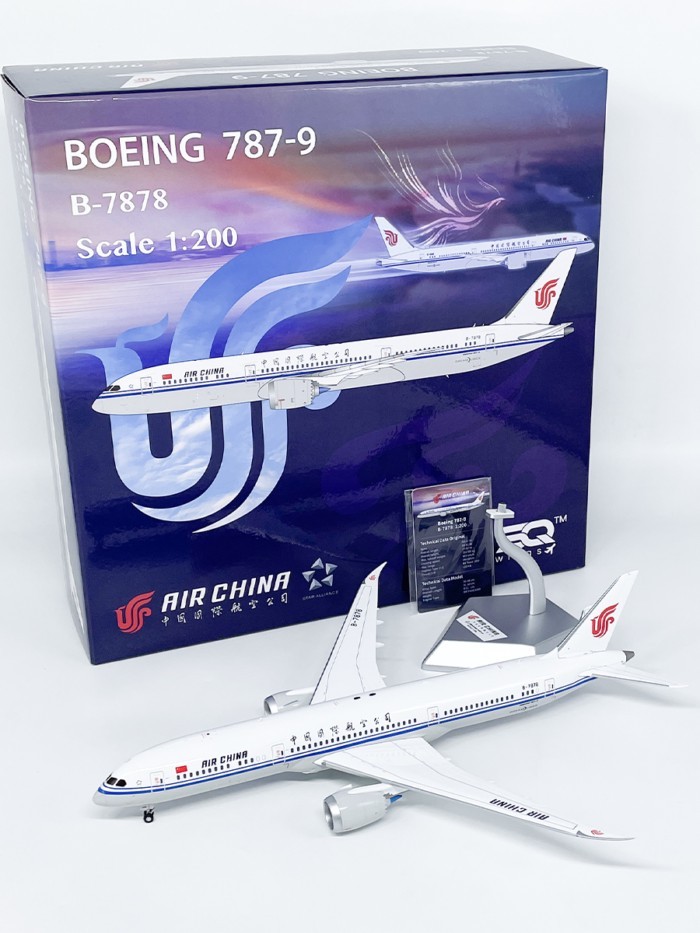 1: 200 China International Airlines B787-9 เครื่องบินโดยสารจําลองเครื่องบินโลหะผสม National Airlines