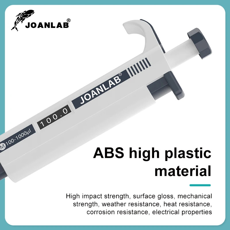 JOANLAB Micropipette Laboratory Automatic Pipette Digital Adjustable Plastic Pipette Chemistry Lab