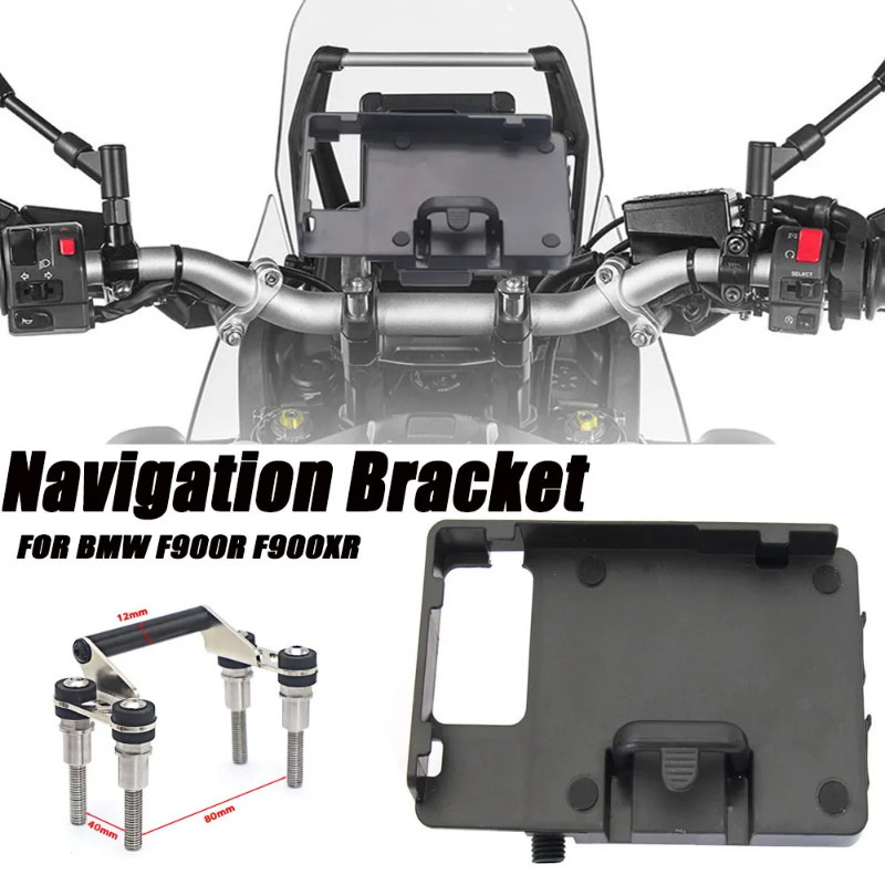 FOR BMW F900R F900XR F 900 R F 900 XR F900 R F900 XR 12mm Handlebar Mobile Phone Navigation Bracket