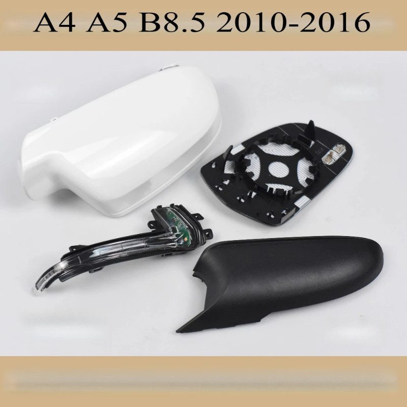 Auto Side Mirror Cover Glass Bottom lamp for Audi A4 A5 S5 B8.5 RS5 RS4 A3 8P RS3  Turn Signal 2012