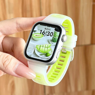 ซิลิโคนโปร่งใสสายกีฬาสําหรับ Huawei Fit 5/5 Pro/4/4 Pro/3 ปรับยางรัดเข็มขัดสายรัดข้อมือสร้อยข้อมืออุปกรณ์เสริมสําหรับ Huawei Fit 5/5 Pro