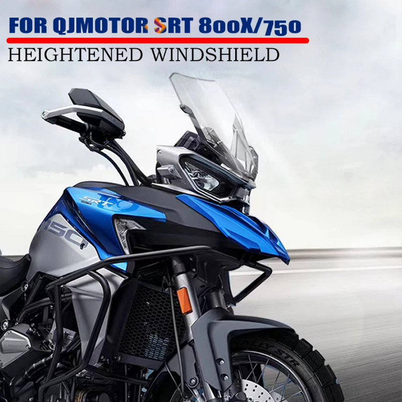 SRT800X Accessories Motorcycle Heightened Windshield For QJMOTOR QJ SRT800 SRT750 QJ750-7A 750X 800