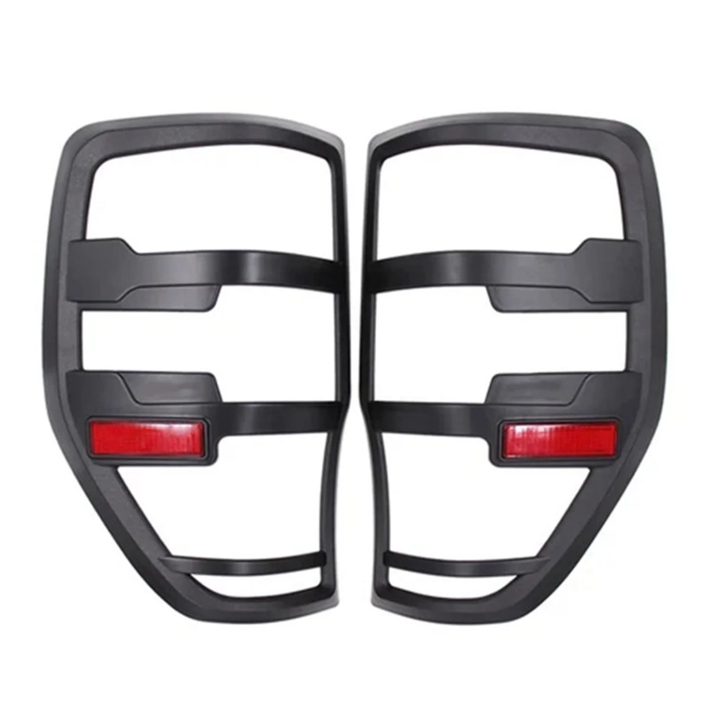 Rear Lamp Hoods Tail Light Trim for Ford Ranger 12-21 T6 T7 T8 XLT XS XL WILDTRAK PX PX2 PX3 Car Ta