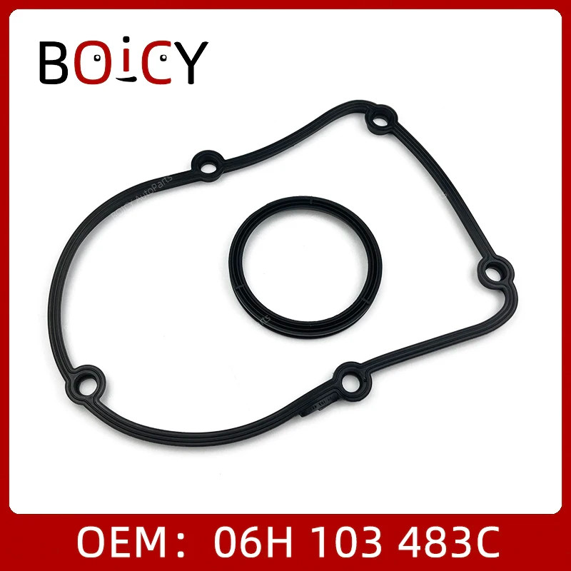 BOICY Upper Timing Chain Cover Gasket for CC Beetle Passat Tiguan A4 A6 A8 Q5 EA888 1.8T 2.0T 06H10
