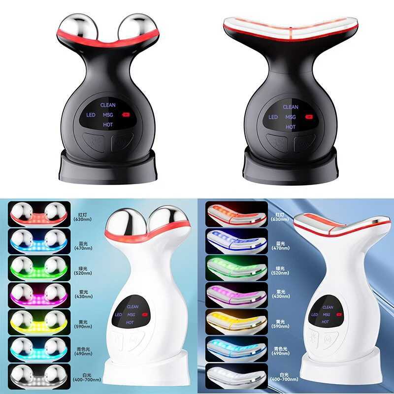 คอเครื่องมือความงาม EMS Micro-Current Beauty Instrument Lifting Firming Skin Rejuvenation Instrument