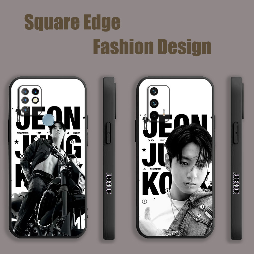 เคสสําหรับ iPhone 17 PRO MAX 17 AIR Bts Jungkook LCD02 เคสโทรศัพท์ขอบสี่เหลี่ยม