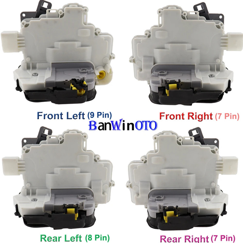 4F1837015 Door Lock Latch Actuator Central Mechanism Motor Fit for Audi A3 A6 C6 Allroad A8 R8 Seat
