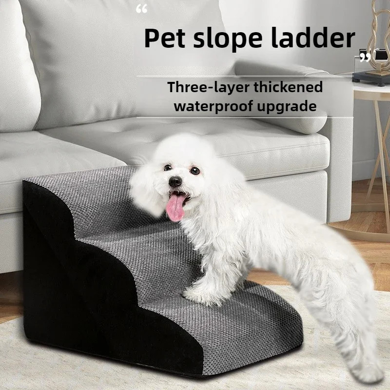 Pet Stairs Dog Ladder Household Small Dog Teddy on Couch Ladder Pet Slope Stairs