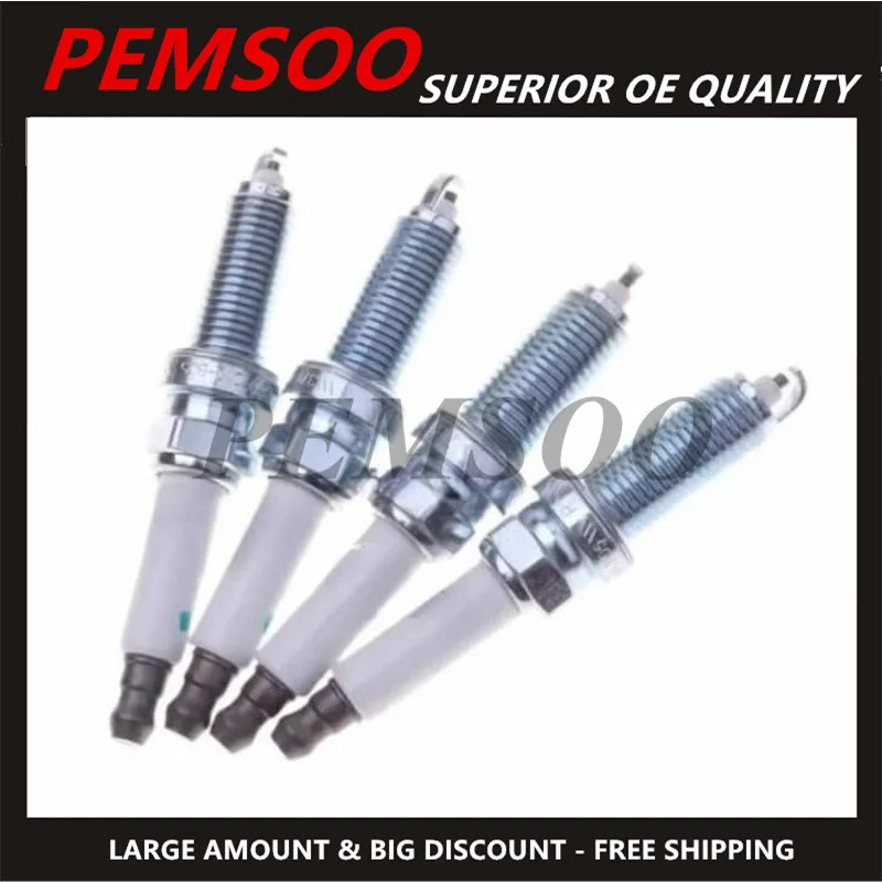 New 4pcs/set Spark Plug 3707010-B05 H16001-0800 for CHANGAN CS35 EADO AlsvinV5 V7 EADO XT
