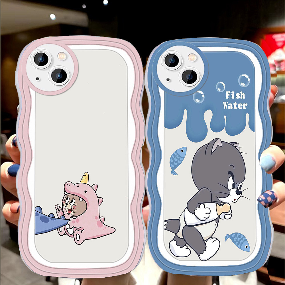 S-37 แมวเมาส์คู่ปลอกสําหรับ Tecno Spark GO1 GO1S 2020 2024 TPU โปร่งใส