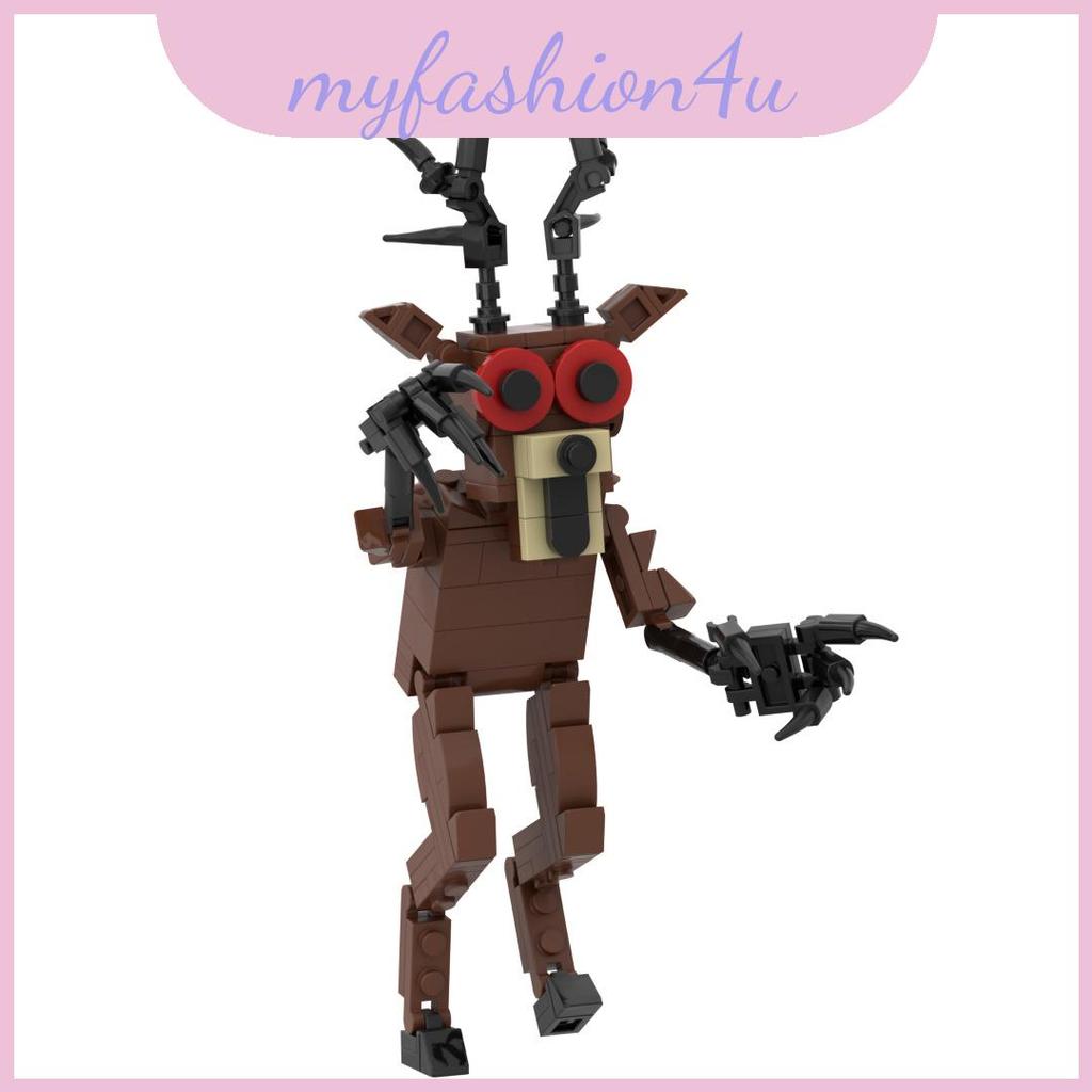 99 In Nights The Forest Terrifying Deer และ Owl Building Blocks ชุดของเล่นสําหรับความบันเทิงสําหรับเ