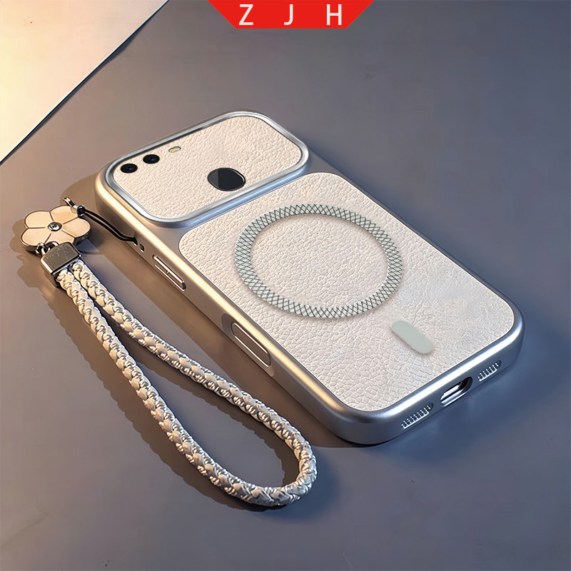 สําหรับ OPPO A5S A12 A7 F9 PRO เคสโทรศัพท์ออกแบบใหม่ตะแกรงตาข่ายแหวนดูดแม่เหล็กกันกระแทกปลอก TPDSC18