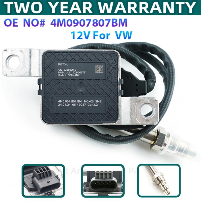 High quality New 4M0907807BM 4M0 907 807 BM Nitrogen Oxide Sensor For AUDI Q7 Q8 VW TOUAREG