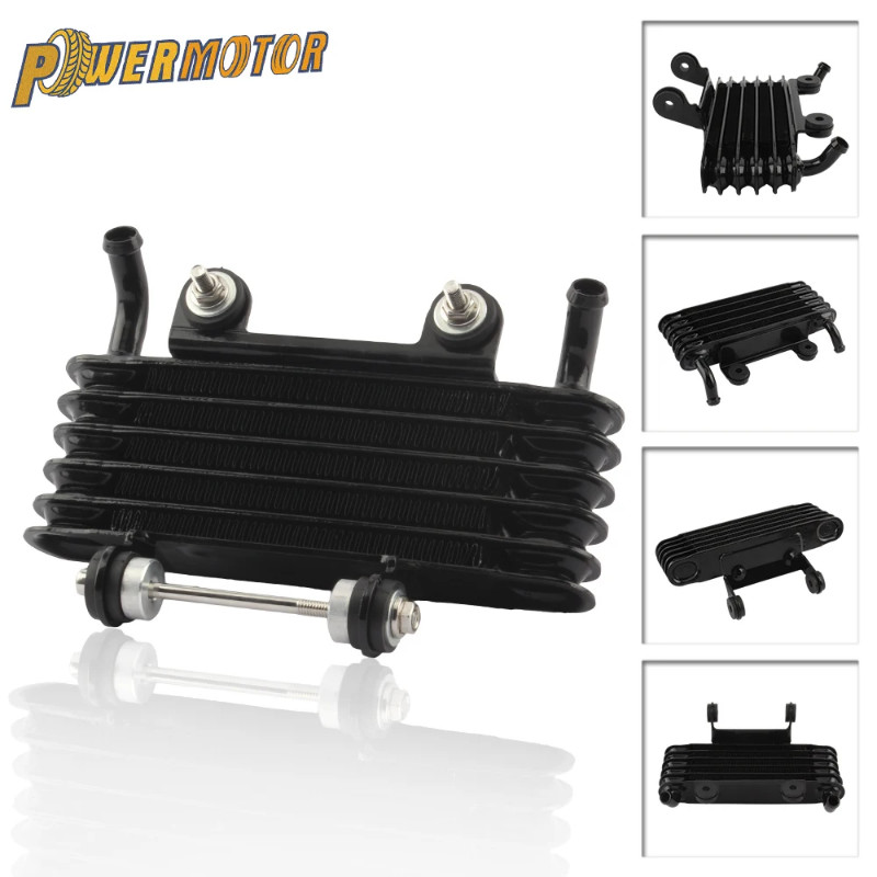 Oil Cooler Moto Motorcycle Radiator Parts for Honda Suzuki Yamaha GY6 125 Universal Engine Cooling