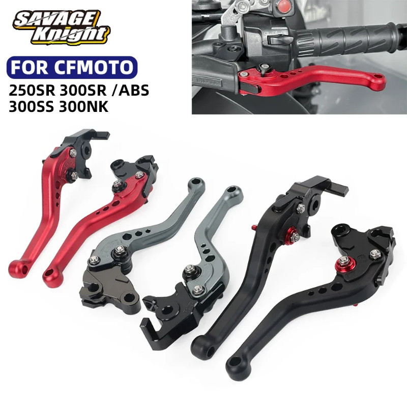 2023 For CFMOTO 250SR 300SR ABS 300SS 300NK Short Brake Lever Clutch Lever 250 SR 300 SR SS NK Cont