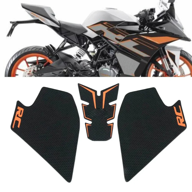 Motorcycle For KTM 390RC RC390 RC 390 Motorcycle Fuel Tank Pad Rubber Non-Slip Protector Sticker Si