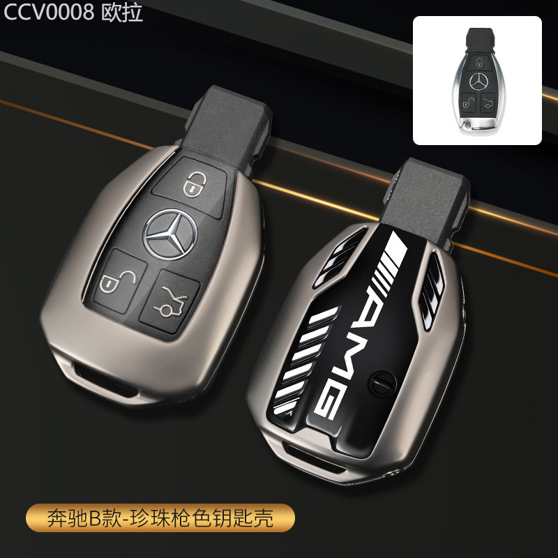 【2024 -2025】 เหมาะสำหรับ C-Class E-Class ฝาครอบกุญแจรถ GLC300L E300L เปลือกป้องกัน A200L S-Class C2