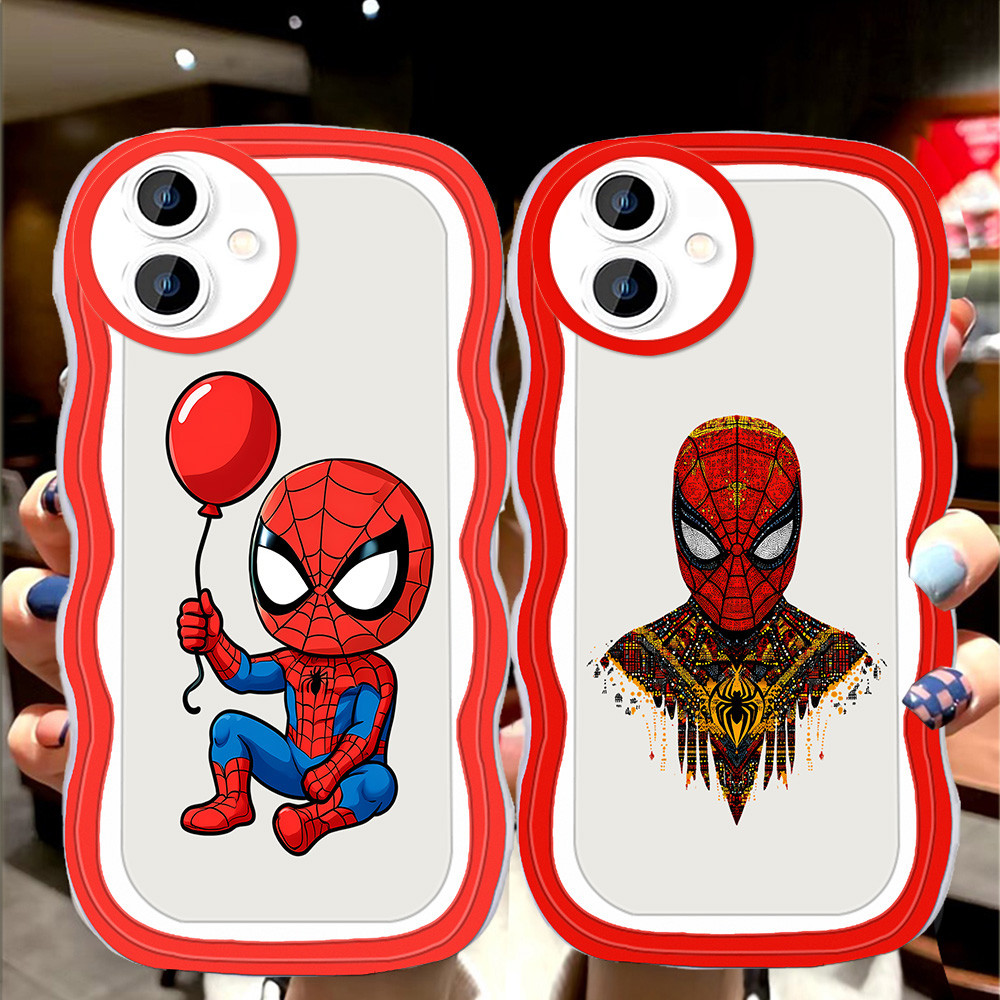 S-41 เคส Spider-Man สําหรับ OPPO A3 Reno 14F A40m A40 A3X Pro 5G TPU โปร่งใส
