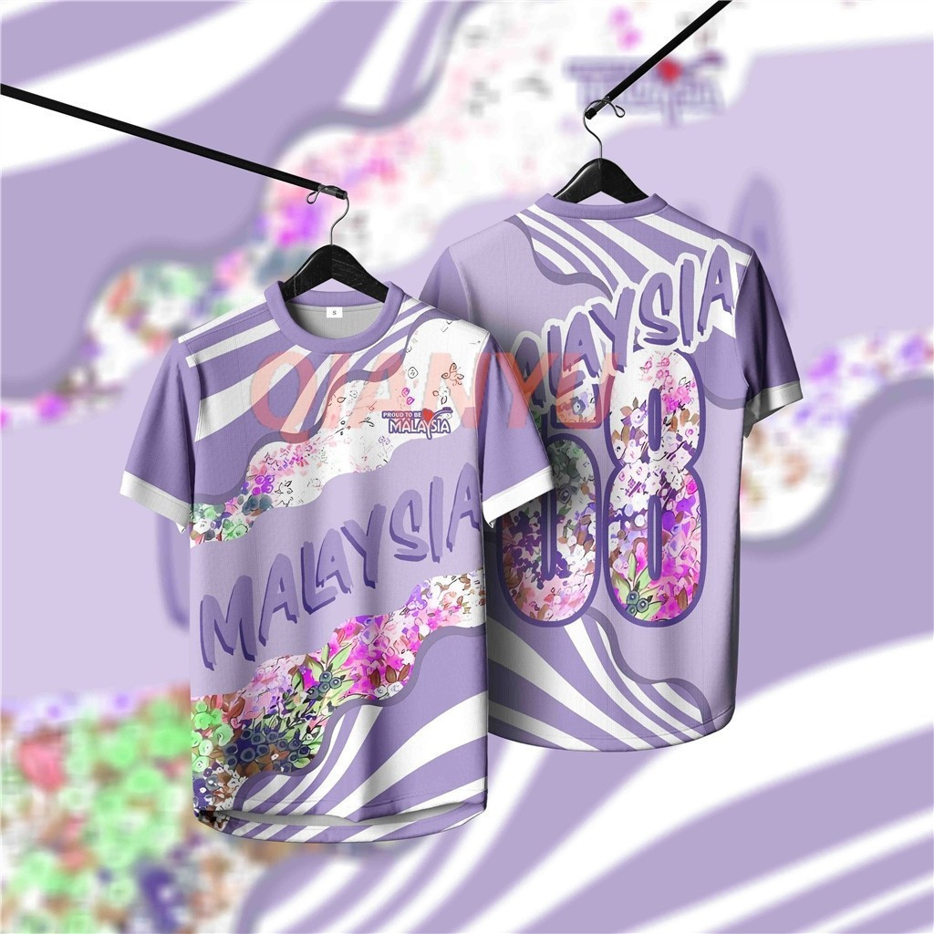 ชื่อและหมายเลขแบบกําหนดเองฟรี วันประกาศอิสรภาพ 68th Anniversary Sports Quick-Drying Jersey Casual Ou