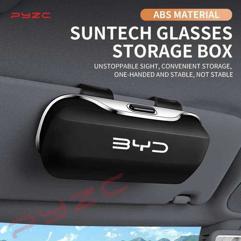 C C For BYD Leopard 8 Dolphin Atto 3 Han Seal U Tang Song Yuan Accessories Car Visor Glasses Case G