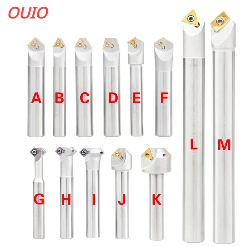 OUIO 1Pc 45 Degrees/60 Degrees/90 Degrees/120 Degrees SSP SSK SSY SSH TP45 TCMT Chamfer End Milling
