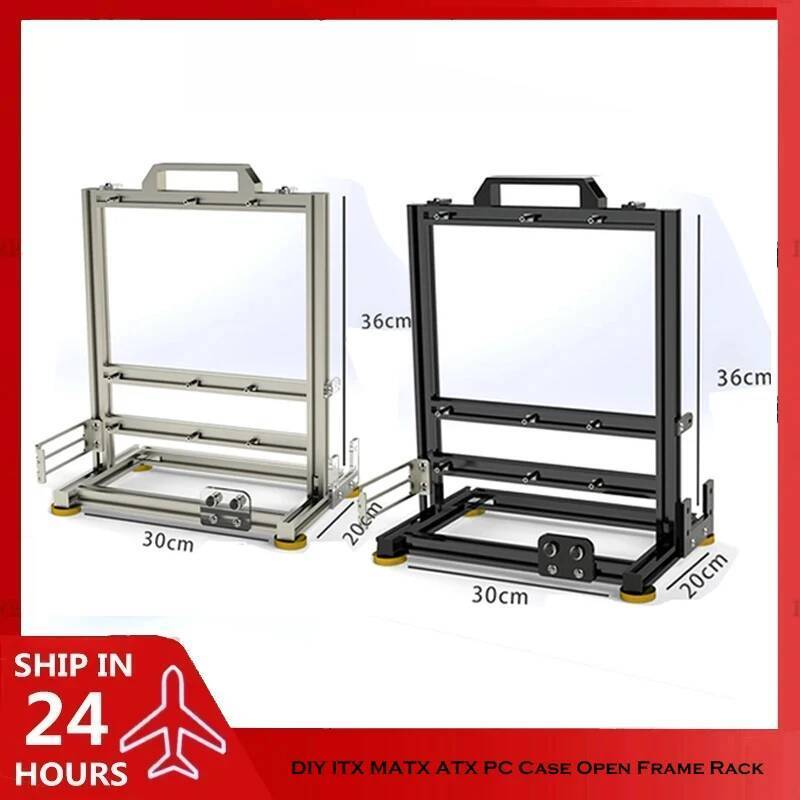 ตู้นักเล่นเกม MOD, DIY ITX MATX ATX PC Case เปิดกรอบ Rack, Watercooler คอมพิวเตอร์เดสก์ท็อปแชสซีเกมแ